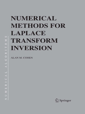 cover image of Numerical Methods for Laplace Transform Inversion